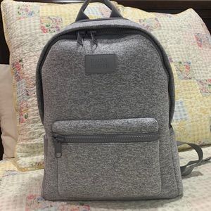 Large Dakota backpack from Dagne Dover in heather grey.